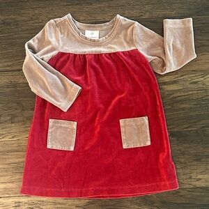 Hanna Andersson Red Velvet Dress